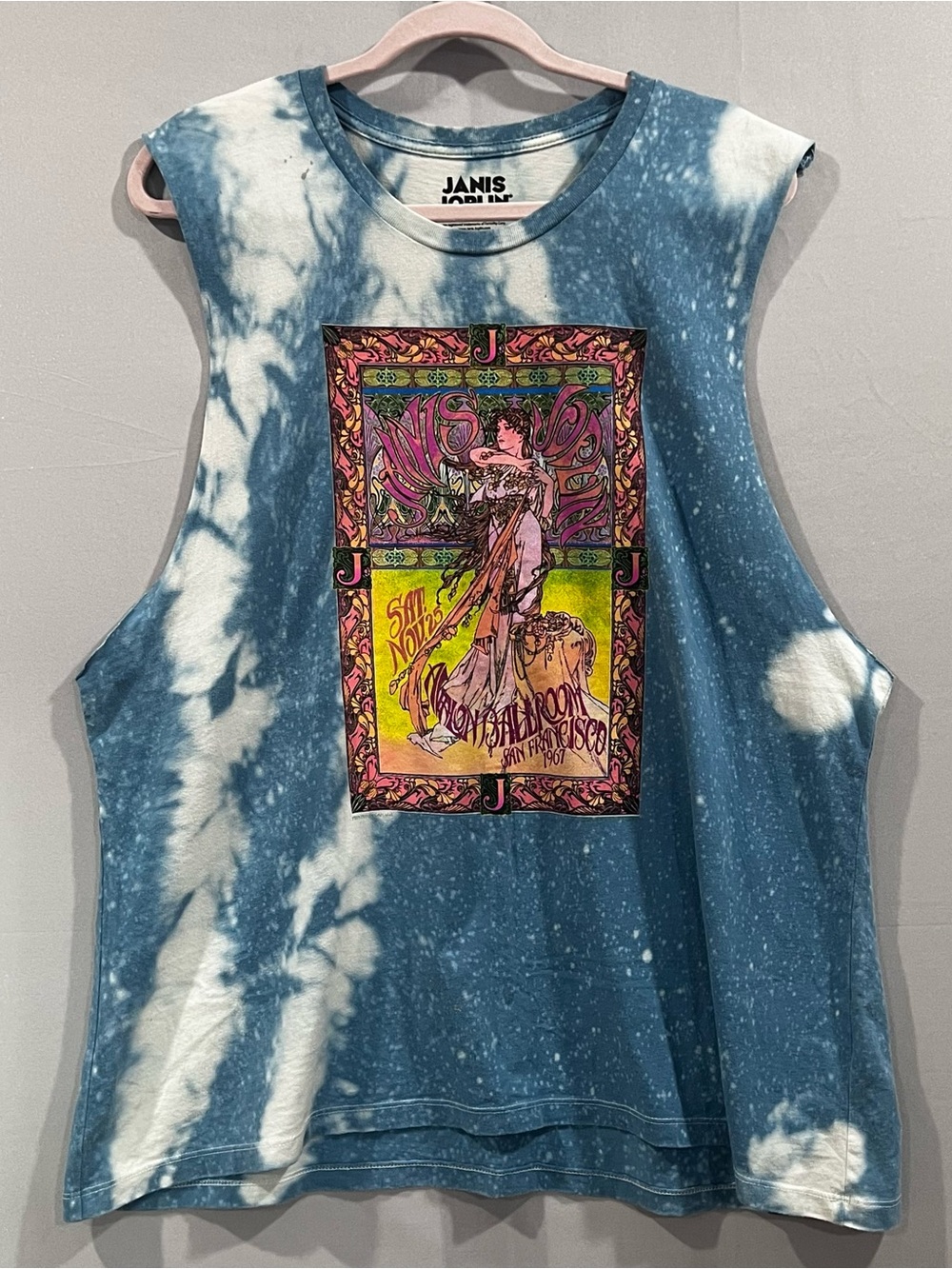 Janis Joplin Unisex Tie Dye Tank
